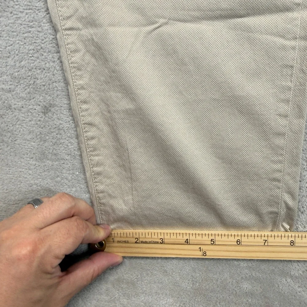 Brax Pants Men's 40x32 Cadiz Ultralight Beige Straight Leg Chino Stretch Trouser